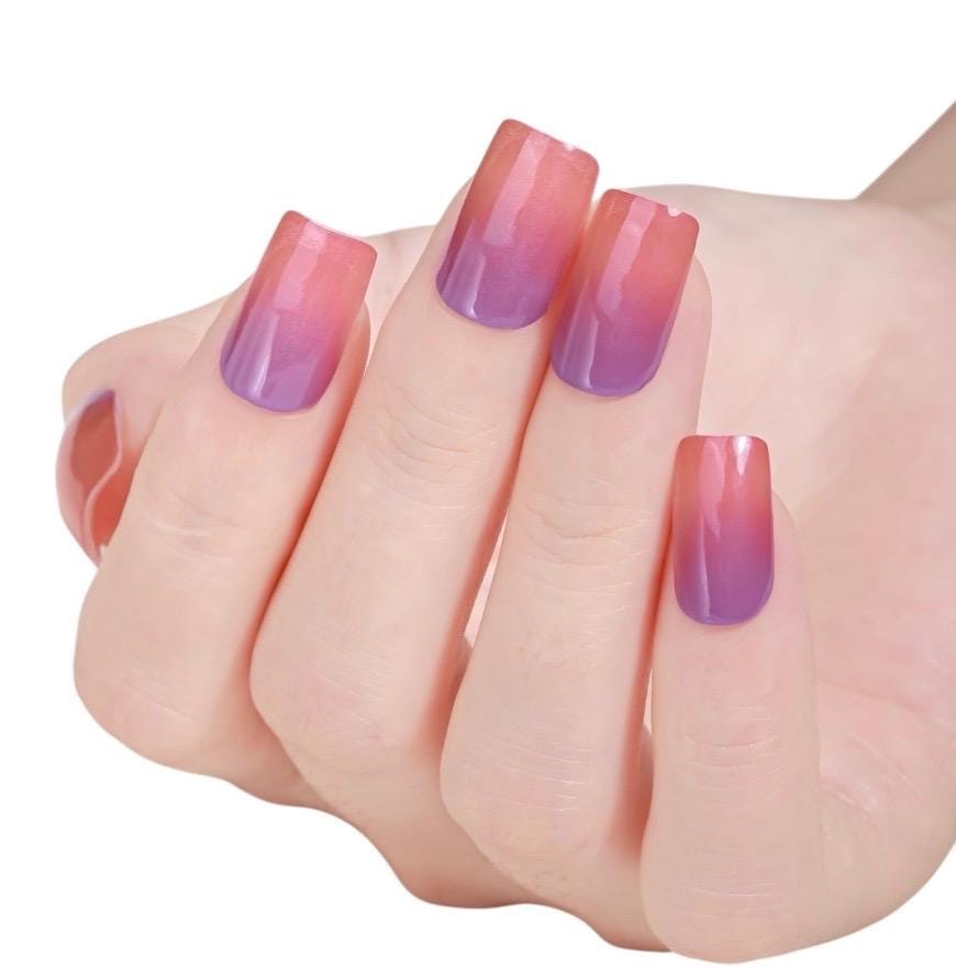 Sunset Sorbet Fade Nail Polish Strips: Non-Toxic Nail Art