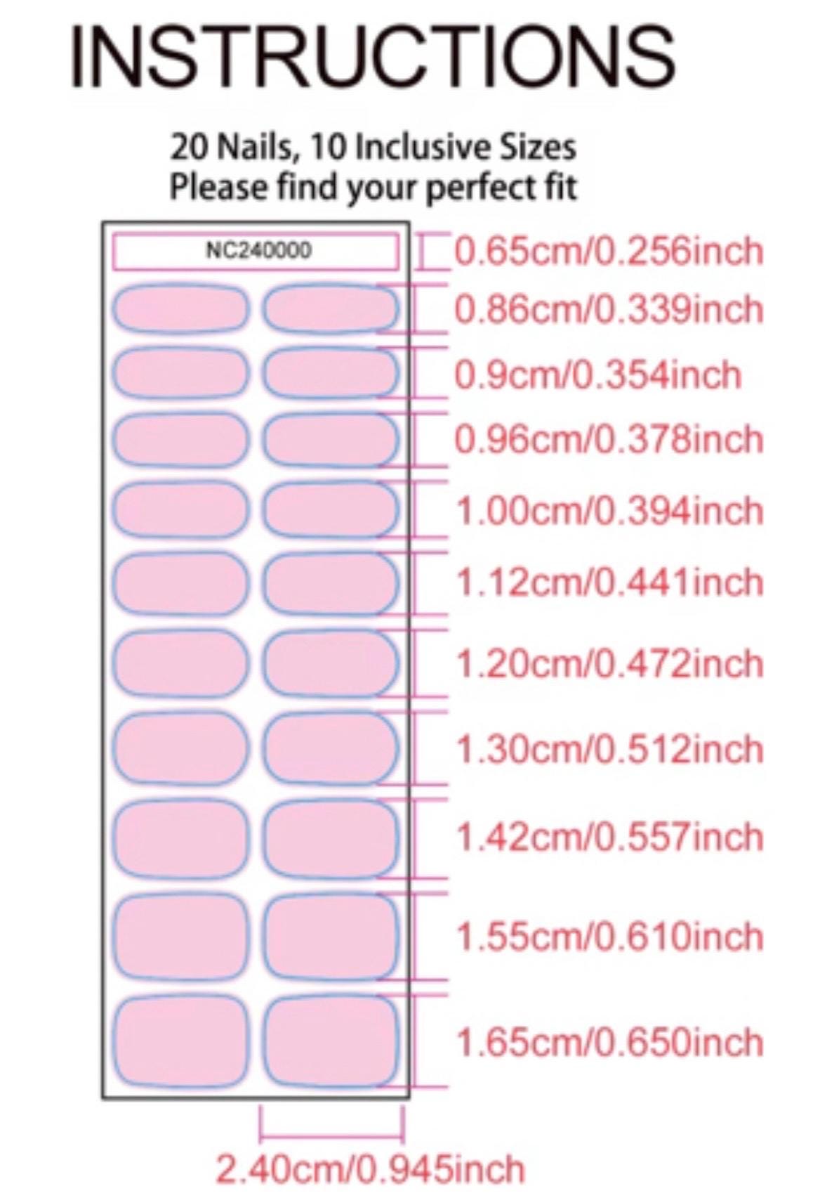 Fierce French - Semi Cured Gel Nail Polish Strips: UV Light Required - Sold Separately