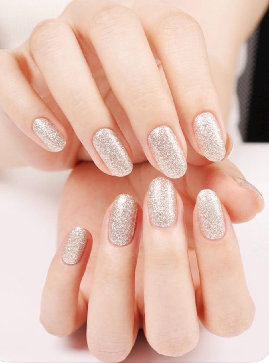 Diamond Veil Glitter WIDE Nail Polish Strips - Non-Toxic, Wider Nails