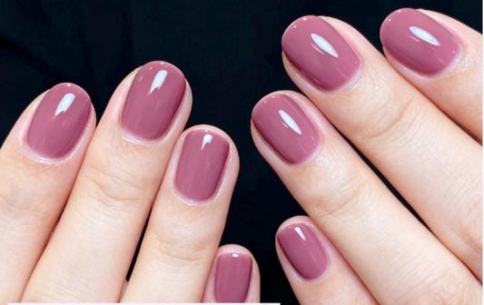 Mauve Moment - Nail Polish Strips: Non-Toxic Nail Art
