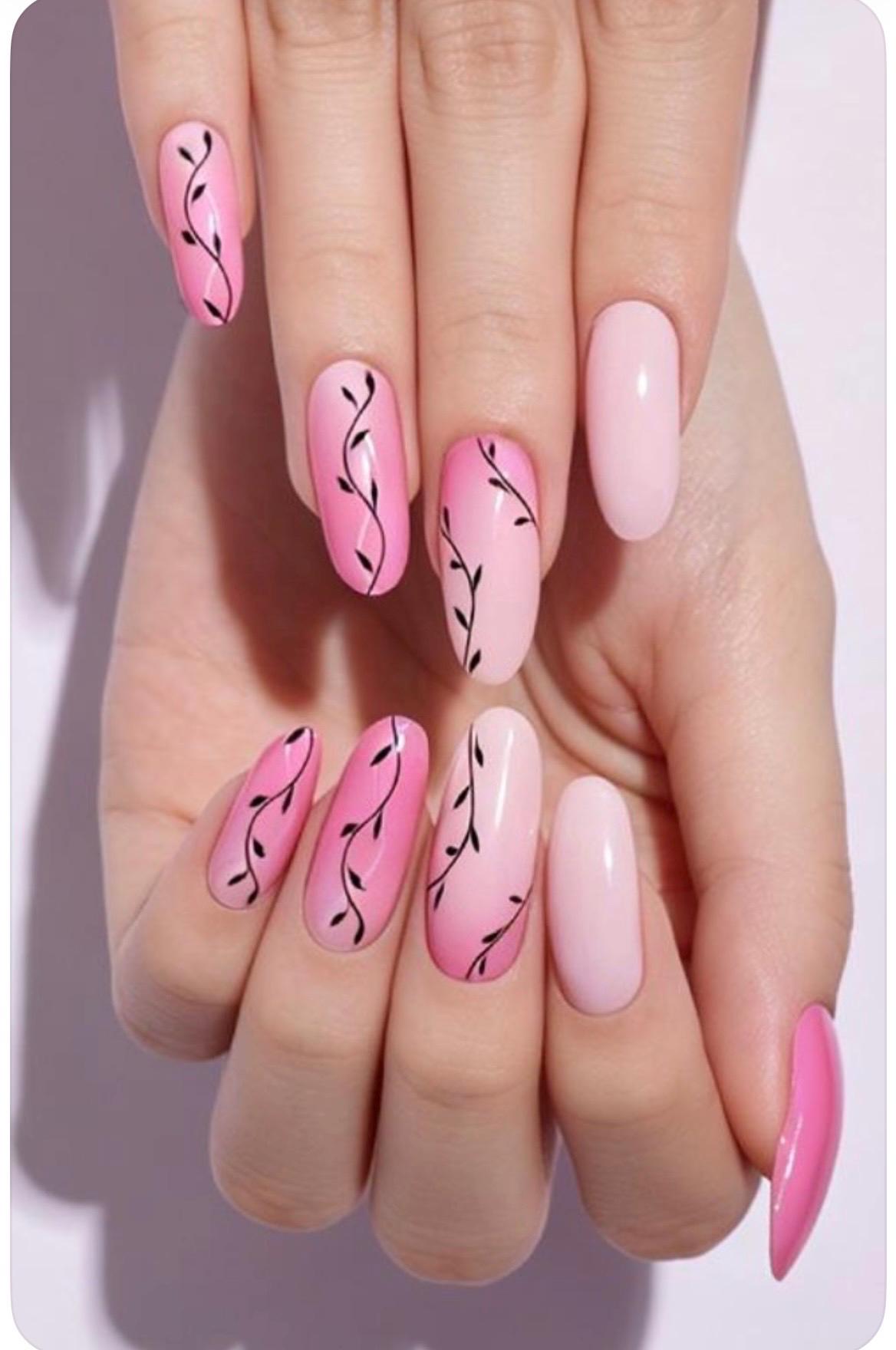 Blushing Vines - Nail Polish Strips: Non-Toxic Nail Wraps