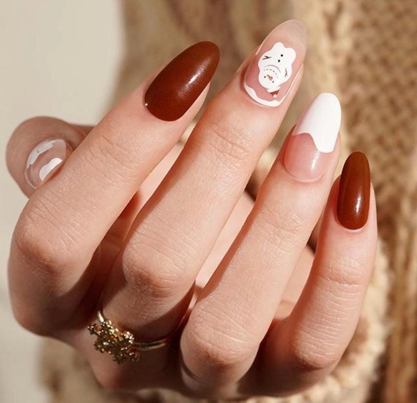Snow Buddy- WIDE Nail Polish Strips - Wide Nails, Non-Toxic