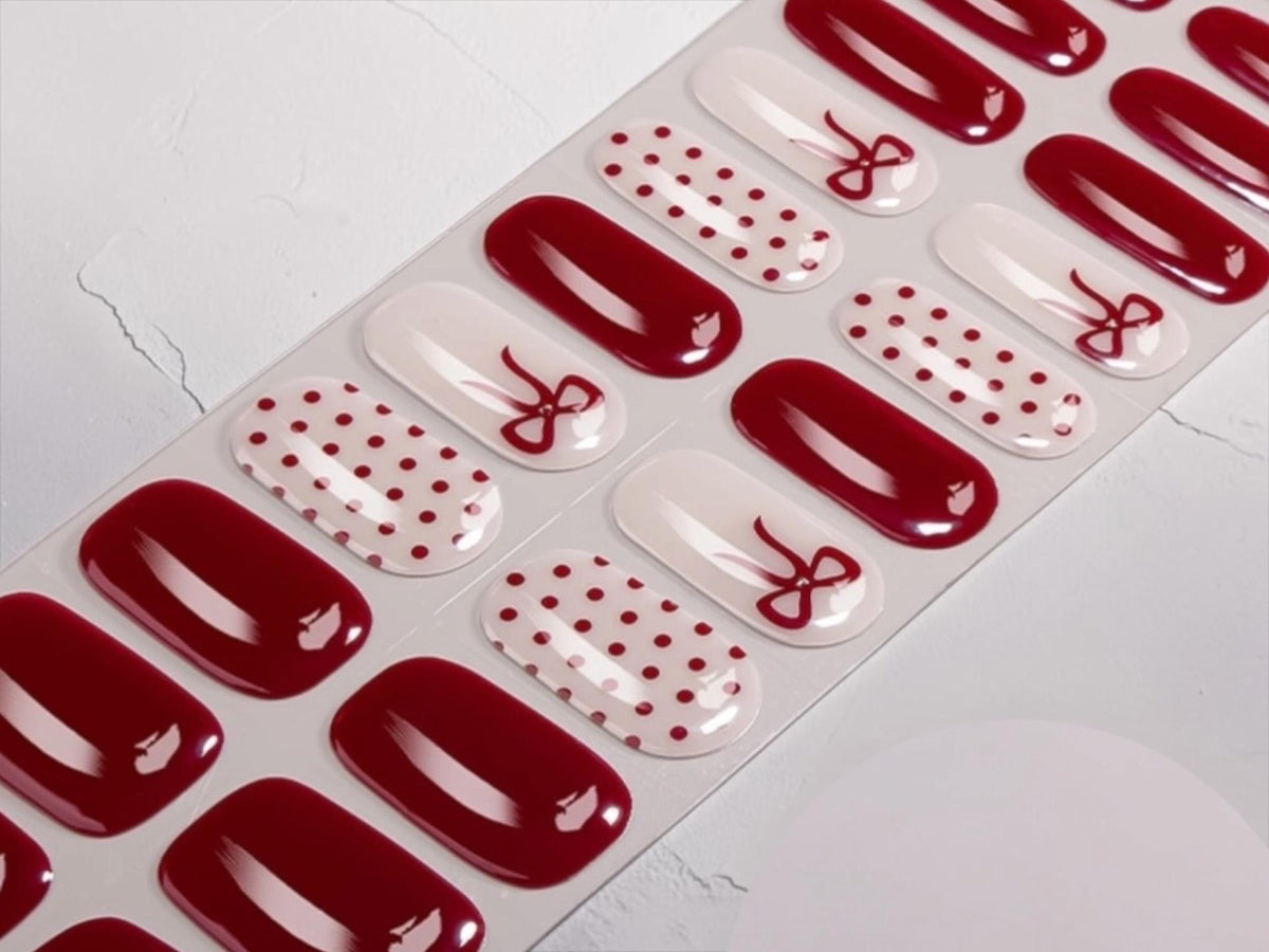 Coquette Cherry Nail Wraps No UV Gel