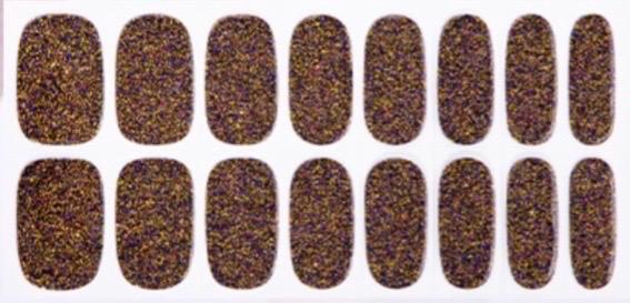 Expresso Sparkle Nail Wraps No UV Gel