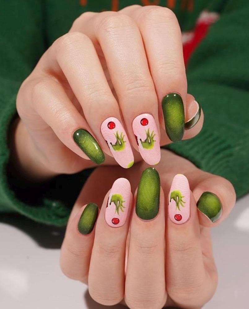 Mean and Merry Christmas Nail Polish Strips, Non-Toxic Holiday Nail Stickers