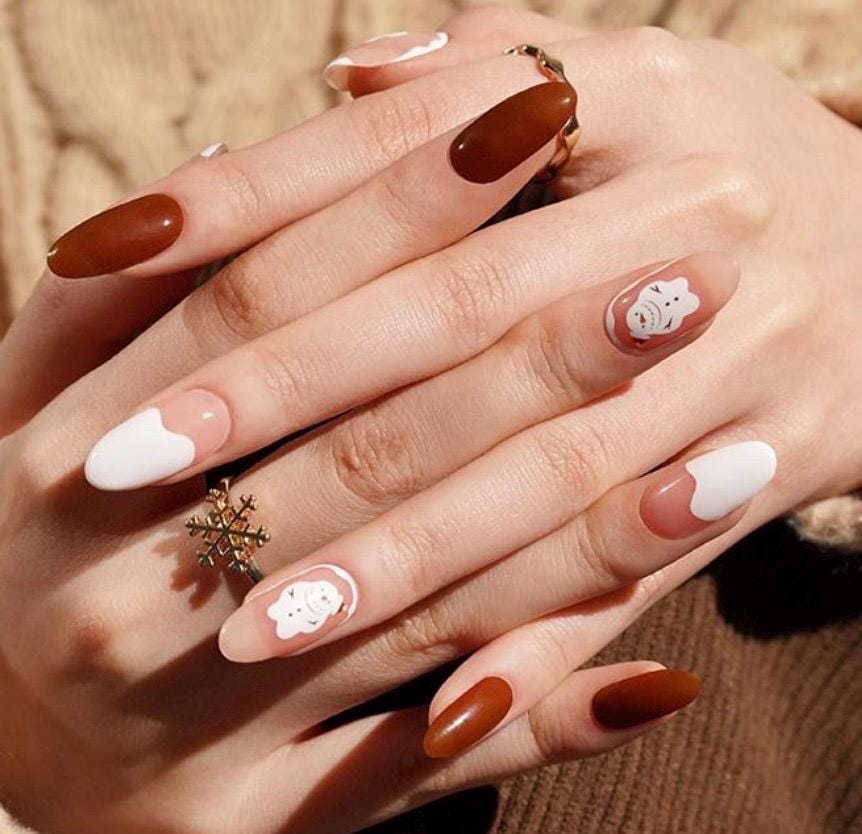 Snow Buddy- WIDE Nail Polish Strips - Wide Nails, Non-Toxic