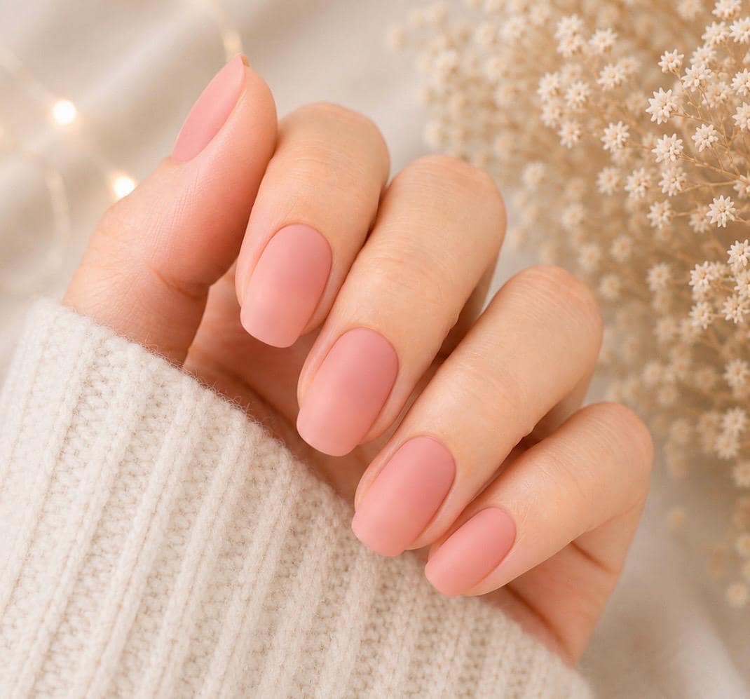 Peachy Pink Pop WIDE Nail Polish Strips - Wide Nails, Non-Toxic