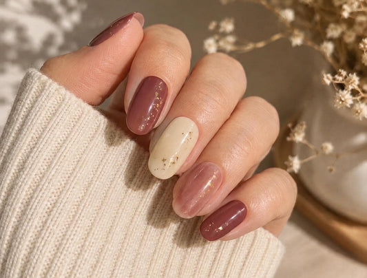 Soft Ember Nail Polish Stickers: Non-Toxic Nail Wraps