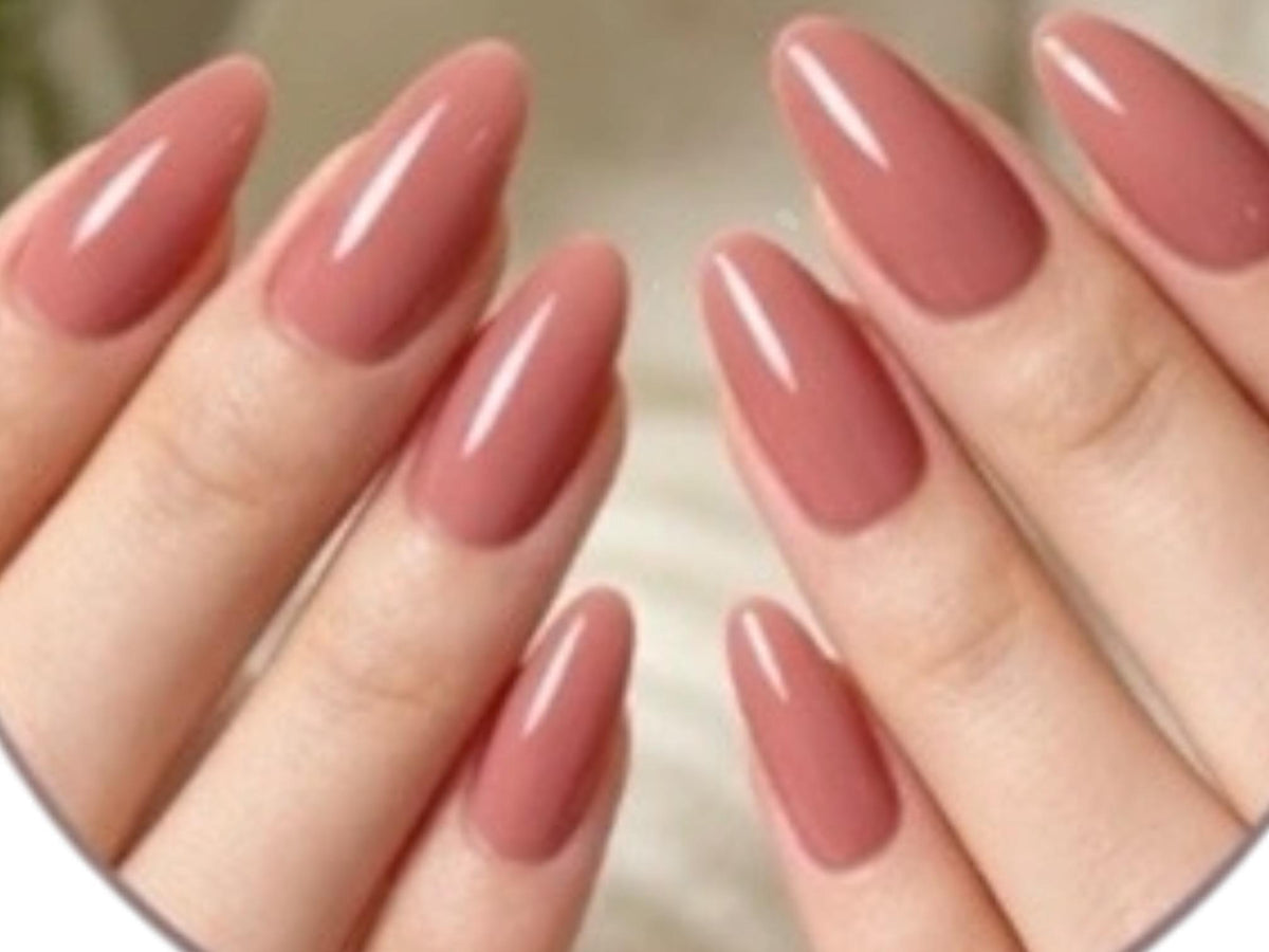 Mauve About You- Gel Nail Polish Strips: No UV Light Needed- Non-Toxic