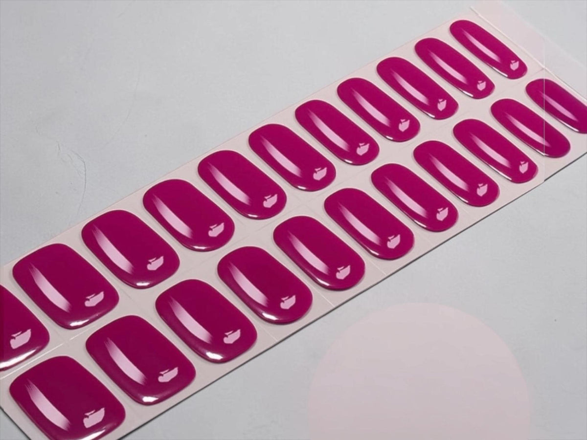Berry Beautiful Nail Wraps No UV Gel