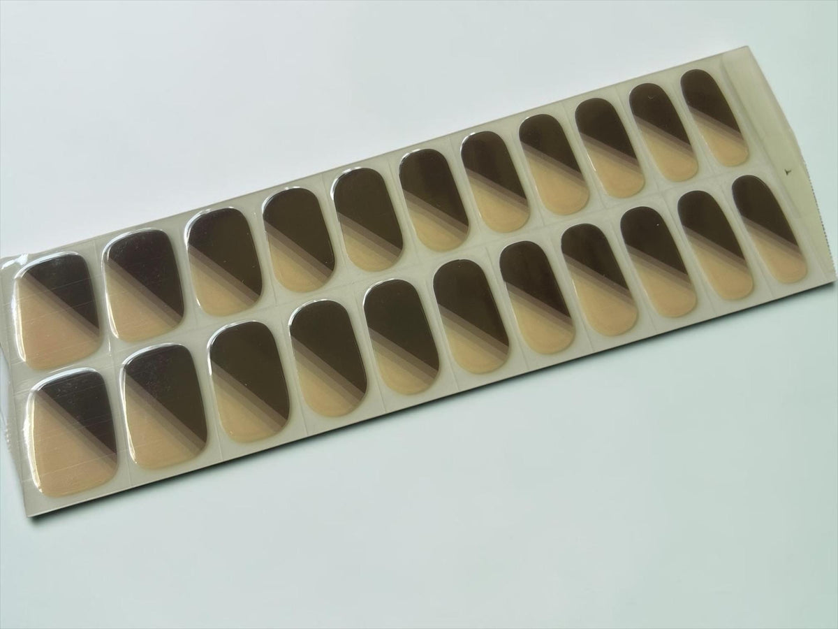 Expresso Edge- Gel Nail Polish Strips: No UV Light Needed- Non-Toxic