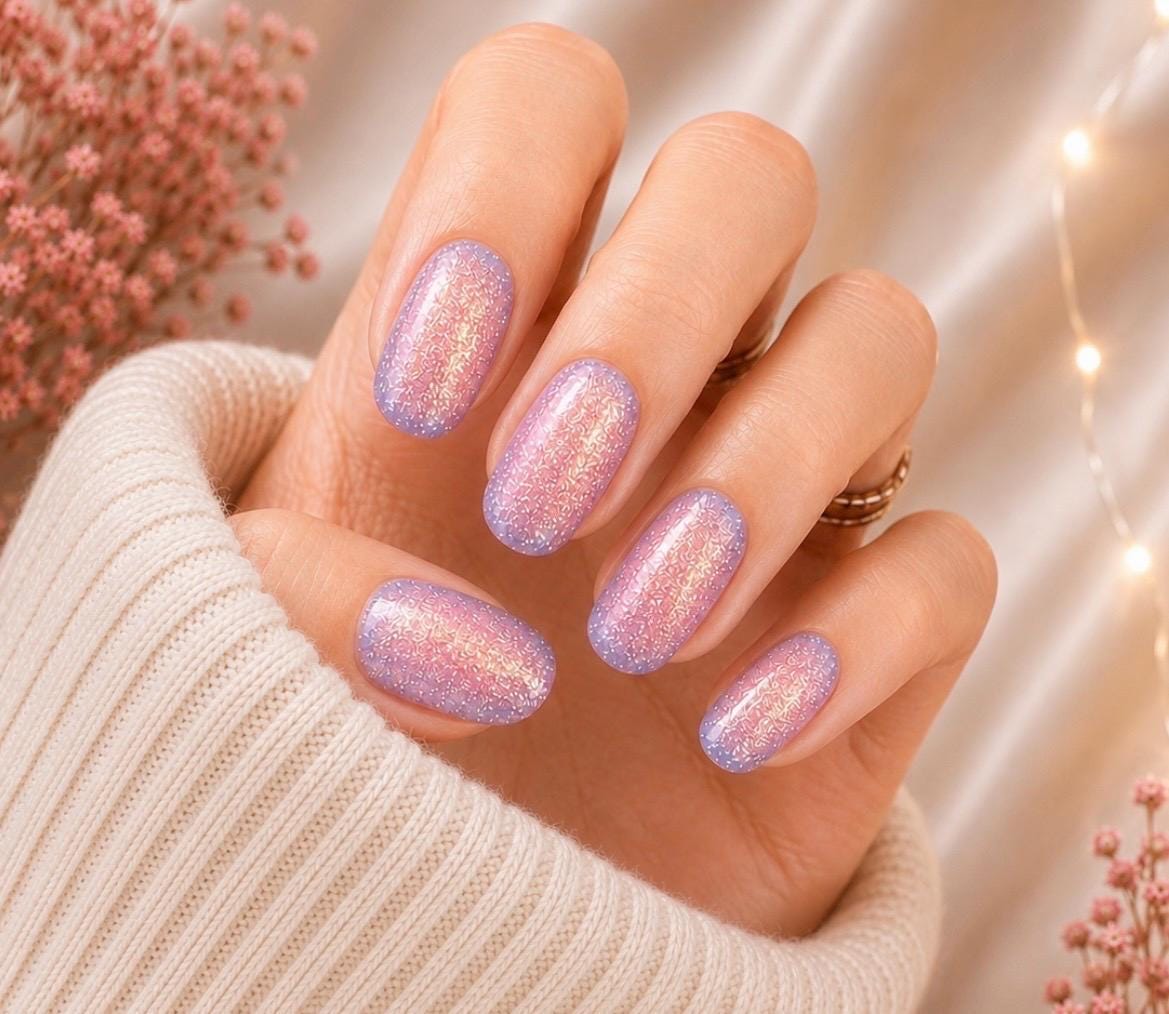 Stardust Glitter Nail Polish Strips: Sparkle Nail Stickers