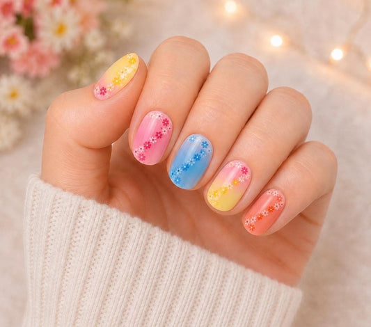 KIDS Nail Wraps- Petal Party