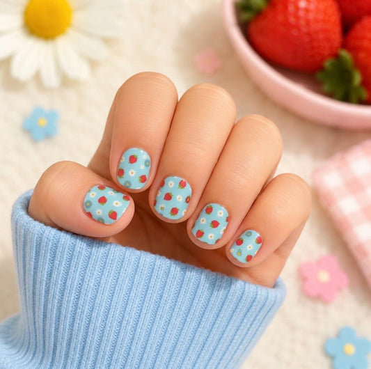 KIDS Nail Wraps- Berry Sweet