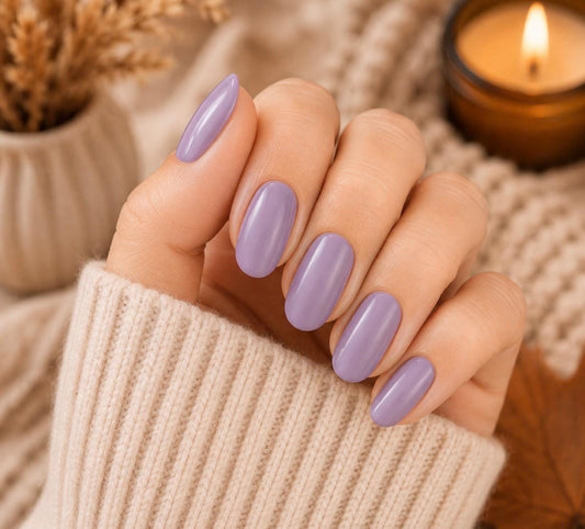 Lavender Haze WIDE Nail Polish Strips - Wide Nails, Non-Toxic