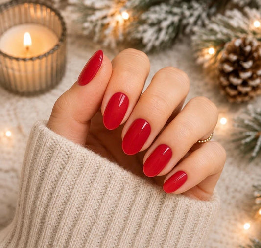 Cherries Jubilee- Non-Toxic Nail Polish Strips, Nail Stickers