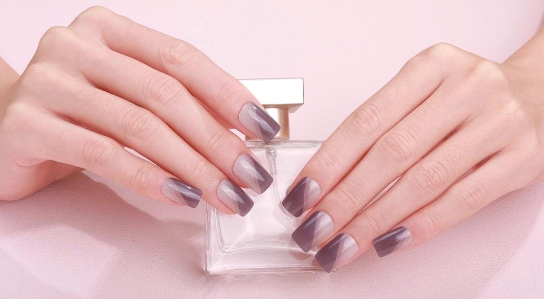 Expresso Edge- Gel Nail Polish Strips: No UV Light Needed- Non-Toxic