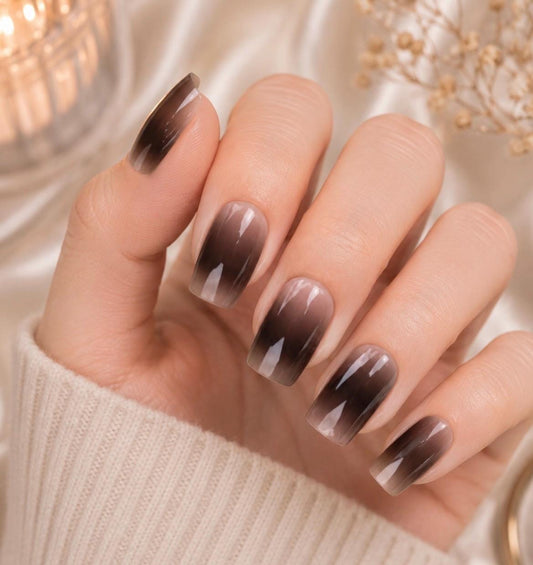 Expresso Drift - Semi Cured Gel Nail Polish Strips: UV Light Required - Sold Separately