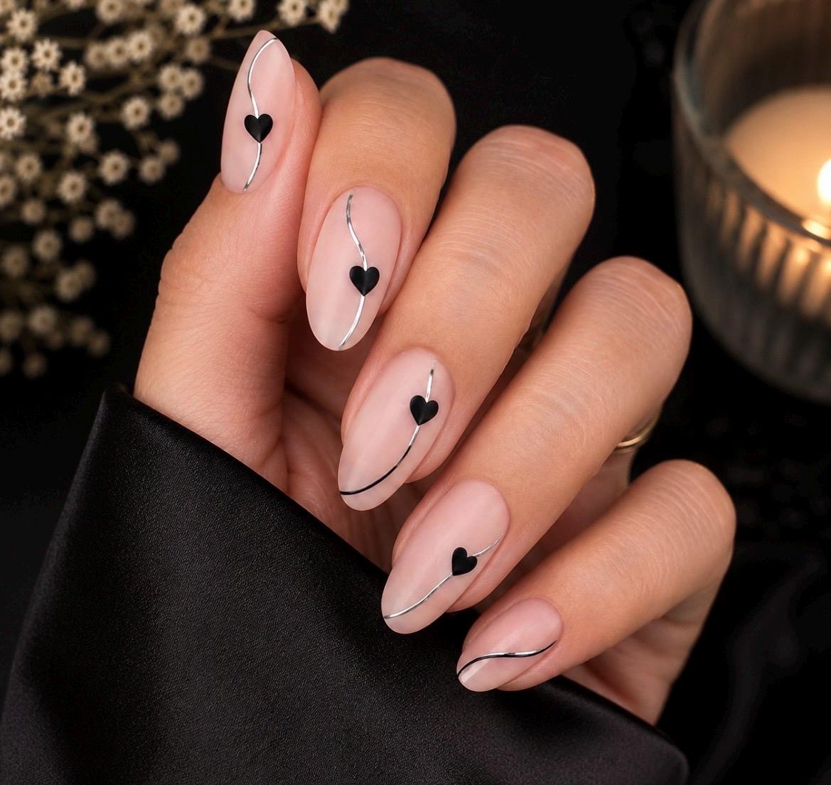 Love Lines - 3-D Nail decals- easy to apply nail stickers