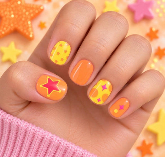 KIDS Nail Wraps-Superstar Shine- No UV Gel