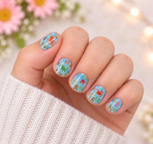 KIDS Nail Wraps- Sea Life