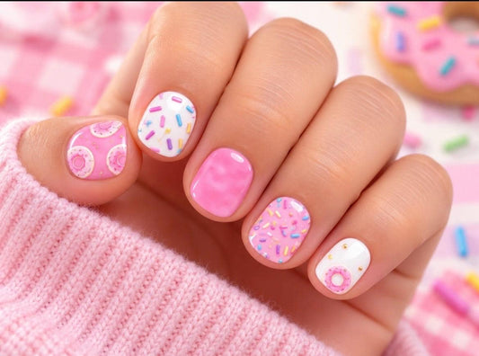 KIDS Nail Wraps No UV Gel- Pretty In Sprinkles