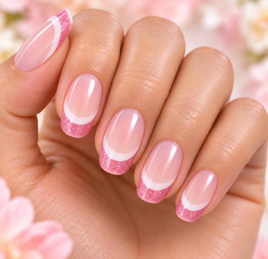 Simply French TIPS ONLY - 3-D Nail decals- easy to apply nail stickers