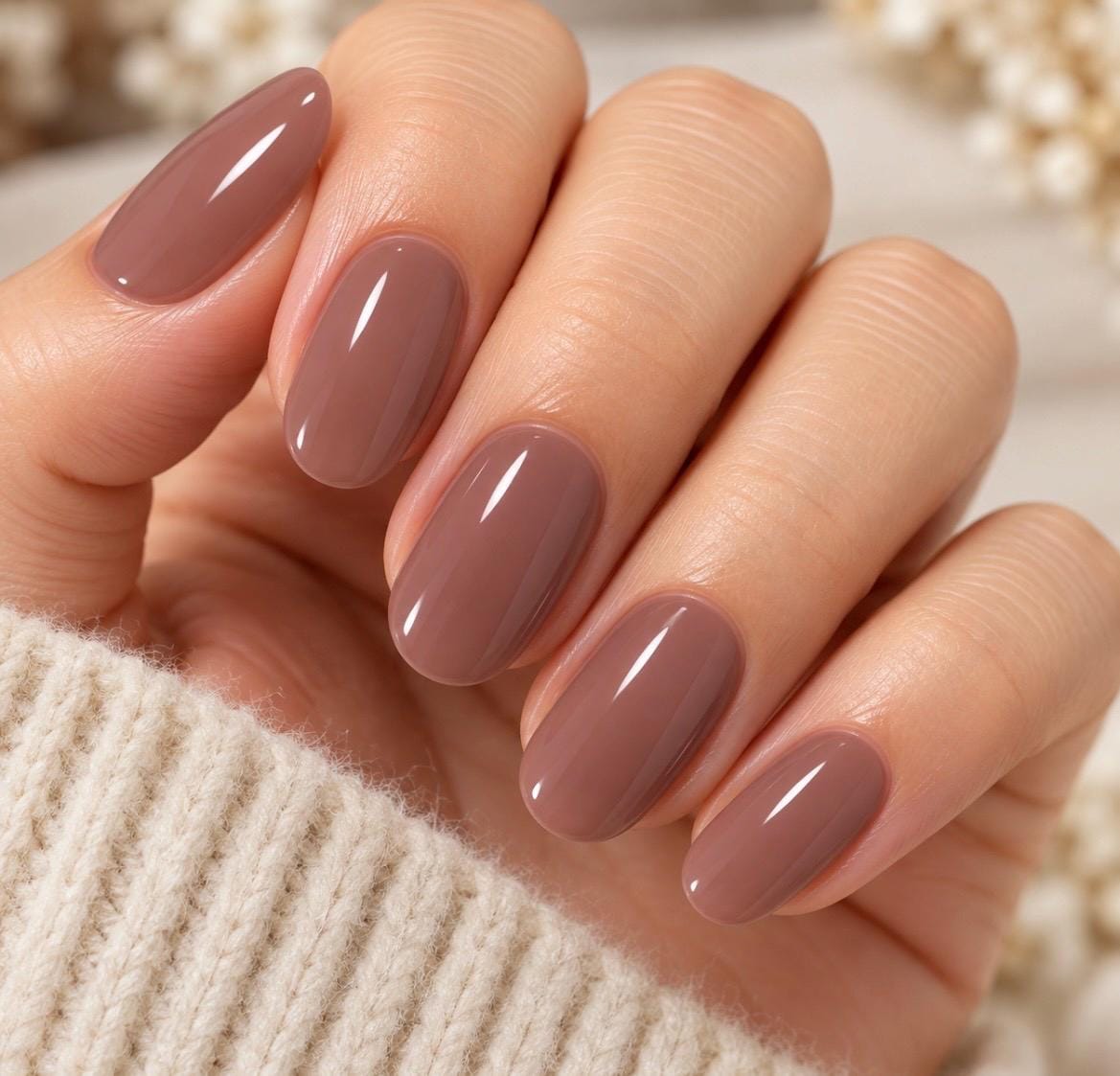 Dusty Cocoa Nail Polish Strips: Non-Toxic Nail Art