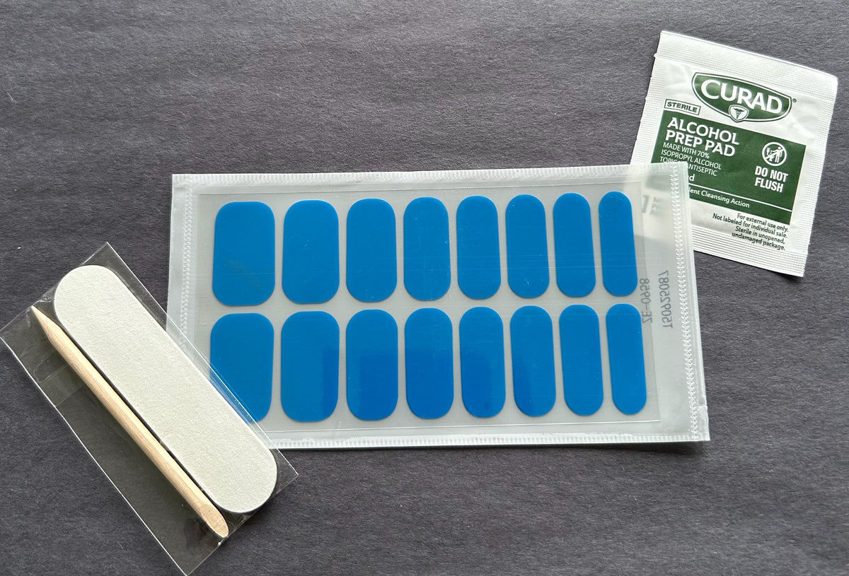 Blue Horizon Nail Polish Strips: Non-Toxic Nail Art